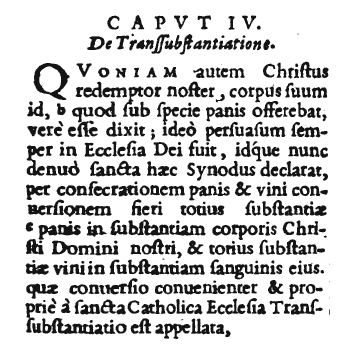 latin wording